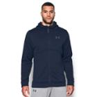 Men's Under Armour Armour Fleece Full-zip Hoodie, Size: Medium, Blue (navy)