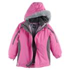 Girls 4-6x Zeroxposur Heavyweight 3-in-1 Kiara Systems Jacket, Size: 6-6x, Pink Ovrfl