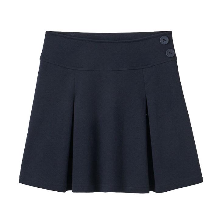 Girls 4-16 Chaps School Uniform Skort, Size: 4, Blue (navy)