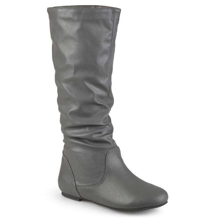 Journee Collection Jayne Women's Knee-high Boots, Girl's, Size: 10 M Xwc, Grey