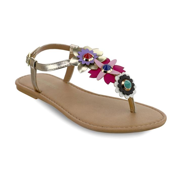 Olivia Miller Ocala Women's Sandals, Size: 9, Gold