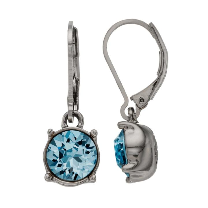 Dana Buchman Round Drop Earrings, Women's, Brt Blue