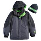 Boys 8-20 Zeroxposur Snowboard Jacket, Size: Large, Dark Grey