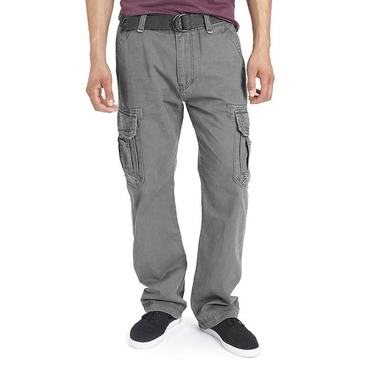 Men's Unionbay Cargo Pants, Size: 36x30, Med Grey
