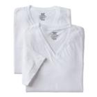 Big & Tall Jockey 2-pk. Classic Staydry V-neck Tees, Men's, Size: L Tall, White