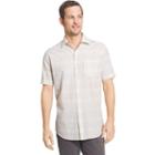 Big & Tall Van Heusen Classic-fit Leaf Button-down Shirt, Men's, Size: Xl Tall, Natural
