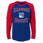 Boys 8-20 New York Rangers Morning Skate Tee, Size: L 14-16, Blue Other