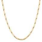 Lynx Men's Gold Tone Stainless Steel Bar Link Chain Necklace - 24 In, Size: 24