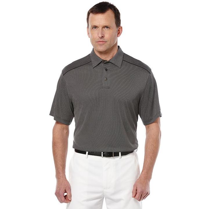 Big & Tall Grand Slam Easy-care Micro-jacquard Polo, Men's, Size: 2xb, Oxford