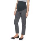 Maternity A:glow Belly Panel Skinny Ankle Pants, Women's, Size: 18-mat, Dark Grey