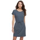 Women's Sonoma Goods For Life&trade; Soft Touch T-shirt Dress, Size: Xl, Grey