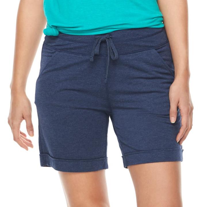 Women's Gaiam Mindful Yoga Shorts, Size: Medium, Lt Brown