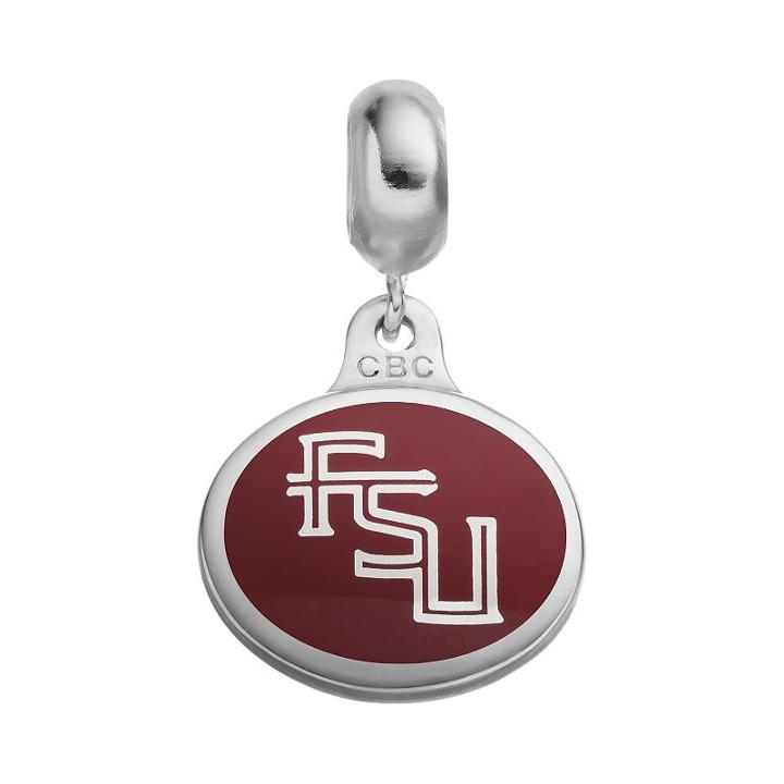 Fiora Sterling Silver Florida State Seminoles Logo Charm, Women's, Multicolor