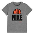Boys 4-7 Nike Basketball Graphic Tee, Size: 6, Grey