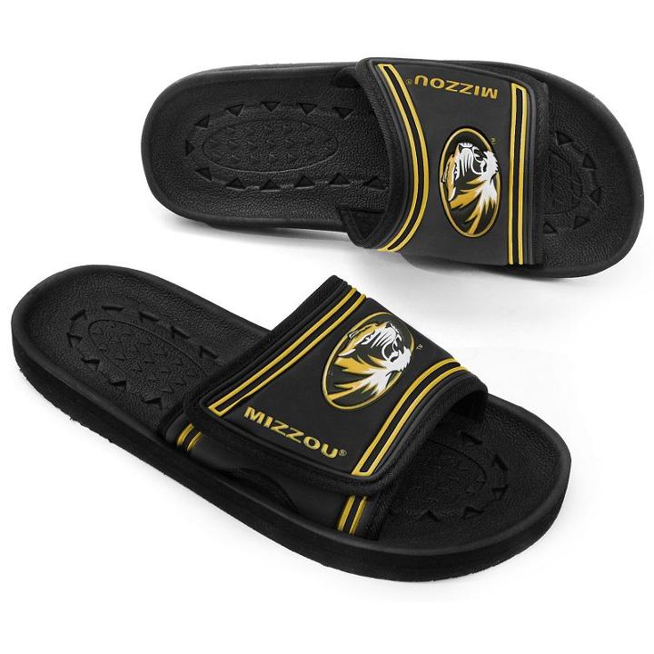 Adult Missouri Tigers Slide Sandals, Size: Medium, Black