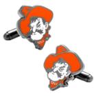 Oklahoma State University Pistol Pete Cuff Links, Men's, Orange