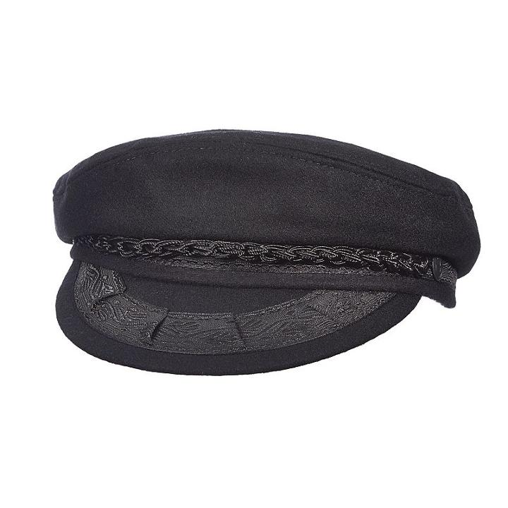 Aegean Wool-blend Fisherman's Cap - Men, Size: 7 1/4, Black