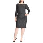 Plus Size Chaps Jersey Sheath Dress, Women's, Size: 20 W, Med Grey