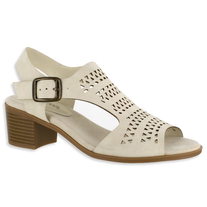 Easy Street Clarity Women's High Heels, Size: Medium (6), Lt Beige