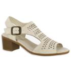 Easy Street Clarity Women's High Heels, Size: Medium (6), Lt Beige
