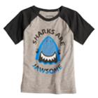 Boys 4-10 Jumping Beans&reg; Sharks Are Awesome Graphic Tee, Size: 6, Med Grey