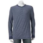 Men's Sonoma Goods For Life&trade; Slim-fit Everyday Henley Tee, Size: Medium, Dark Blue