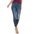 Petite Apt. 9&reg; Tummy Control Midrise Skinny Jeans, Women's, Size: 14p-short, Med Blue