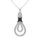 1/10 Carat T.w. Diamond Sterling Silver Infinity Pendant Necklace, Women's, Size: 18, White