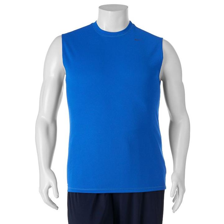 Big & Tall Nike Dri-fit Hydro Sleeveless Tee, Men's, Size: 4xb, Med Blue