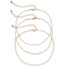 Mudd&reg; Oval Link, Ball Chain & Snake Chain Choker Necklace Set, Teens, Gold