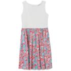 Girls 7-16 Speechless Lace & Chiffon Paisley Print Dress, Size: 14, Turquoise Pink