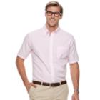 Big & Tall Croft & Barrow&reg; Regular-fit Solid Easy-care Button-down Shirt, Men's, Size: Xl Tall, Med Pink