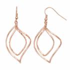 Apt. 9&reg; Textured Nickel Free Twist Drop Earrings, Women's, Pink