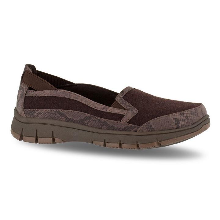 Easy Street Sport Kacey Women's Slip-on Shoes, Size: Medium (10), Brown Oth