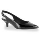 Easy Street Faye Women's Slingback Heels, Size: 10 Wide, Grey (charcoal)