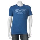 Men's Sonoma Goods For Life&trade; Vintage Speed Motorcycles Tee, Size: Medium, Med Blue