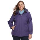 Plus Size Zeroxposur Eileen Insulated Jacket, Women's, Size: 3xl, Drk Purple