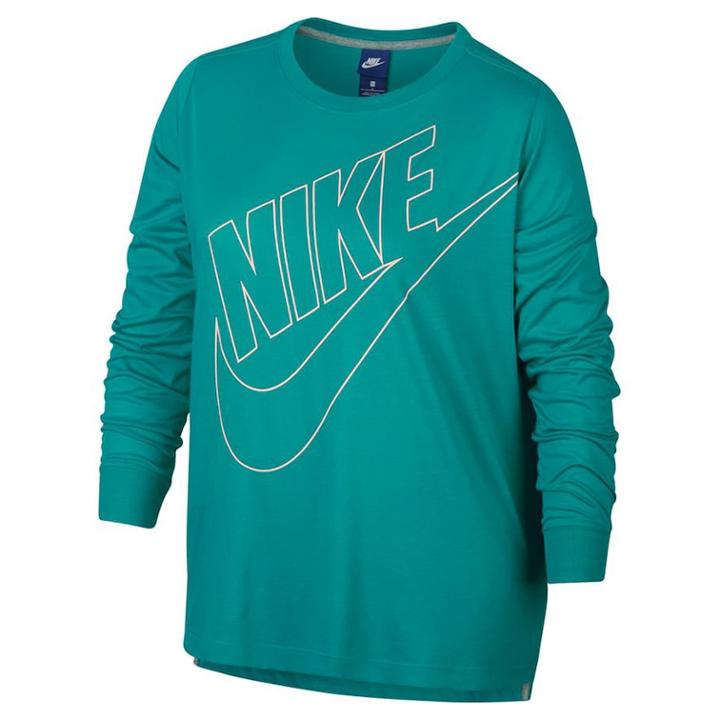 Plus Size Nike Sportswear Long-sleeve Top, Women's, Size: 2xl, Med Green