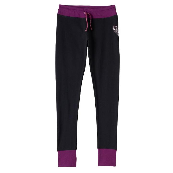 Girls 7-16 & Plus Size So&reg; Contrast Cuff Leggings, Girl's, Size: 7-8, Oxford