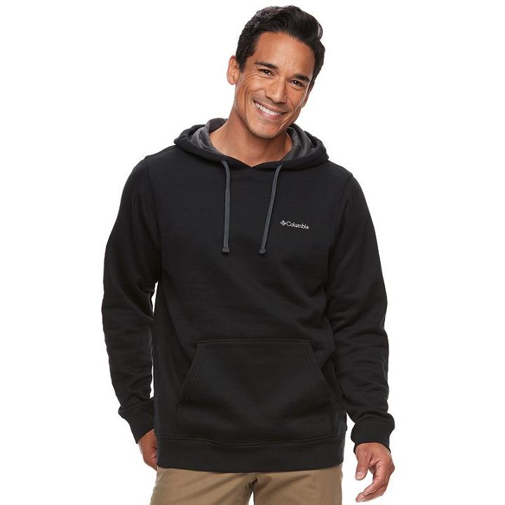 Men's Columbia Deschutes Rapids Fleece Hoodie, Size: Medium, Grey (charcoal)