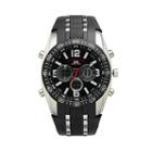 U.s. Polo Assn. Men's Analog & Digital Chronograph Watch - Us9045, Size: Xl, Black