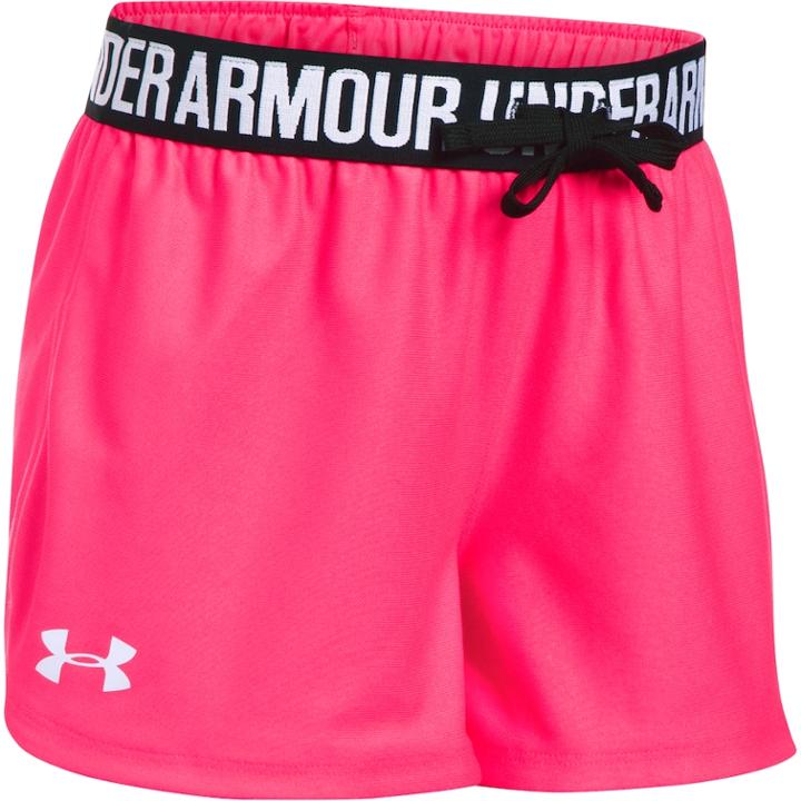 Girls 7-16 Under Armour Play Up Shorts, Size: Small, Penta Pink