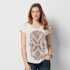 Women's Sonoma Goods For Life&trade; Graphic Dolman Tee, Size: Small, Light Grey