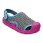 Crocs Swiftwater Girls' Sandals, Girl's, Size: 3, Light Grey