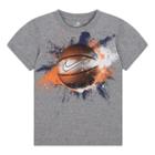 Boys 4-7 Nike Exploding Basketball Graphic Tee, Boy's, Size: 6, Grey Other