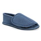 Men's Muk Luks Adjustable Open-toe Slippers, Size: Large, Blue (navy)