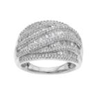 Sterling Silver 1 Carat T.w. Diamond Baguette Ring, Women's, Size: 7, White