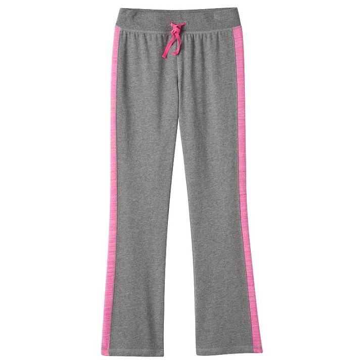 Girls 7-16 & Plus Size So&reg; Colorblock Waist Sweatpants, Girl's, Size: 7-8, Med Grey