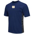 Men's Campus Heritage Notre Dame Fighting Irish Cutter Insert Tee, Size: Medium, Blue (navy)