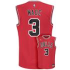 Men's Adidas Chicago Bulls Dwyane Wade Nba Replica Jersey, Size: Large, Red